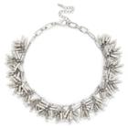 Sole Society Sole Society Pearl Cluster Statement Necklace - Silver