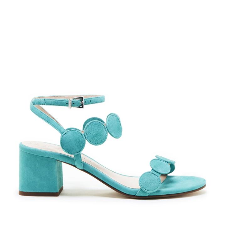 Sole Society Sole Society Shea Strappy Heeled Sandal - Tropical Green