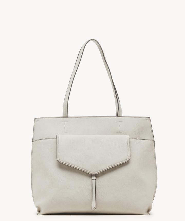 Sole Society Women's Lyndi Tote Faux Leather Linen From Sole Society