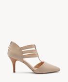 Sole Society Sole Society Mallory T Strap Heels French Taupe Size 6.5 Leather