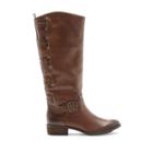 Sole Society Sole Society Franzie Buckled Tall Boot - Vintage Cognac