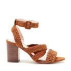 Sole Society Sole Society Evelina Braided Strappy Sandal - Chestnut