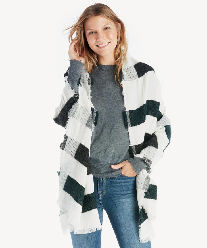 Sole Society Sole Society Textured Jacquard Scarf