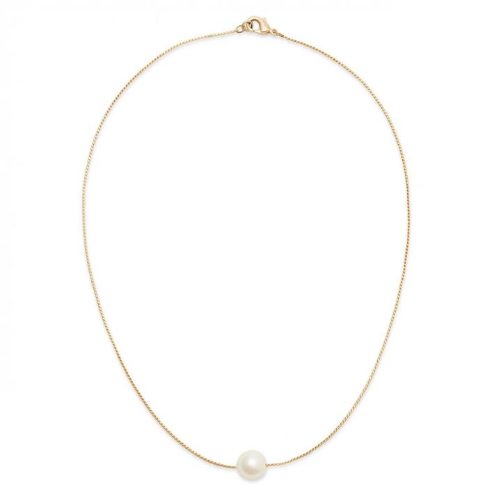 Sole Society Sole Society Dainty Pearl Necklace - Pearl-one Size