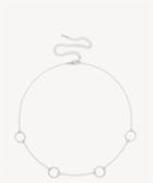 Sole Society Sole Society Plated Dainty Circle Choker Silver One Size Os