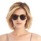 Sole Society Sole Society Arabella Mid-size Round Sunglasses - Tortoise-one Size