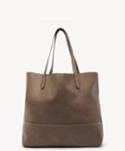 Sole Society Women's Dawson Overd Shopper Bag Mushroom Faux Leather From Sole Society