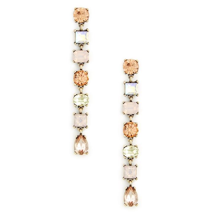 Sole Society Sole Society Rainbow Shoulder Duster - Blush Combo