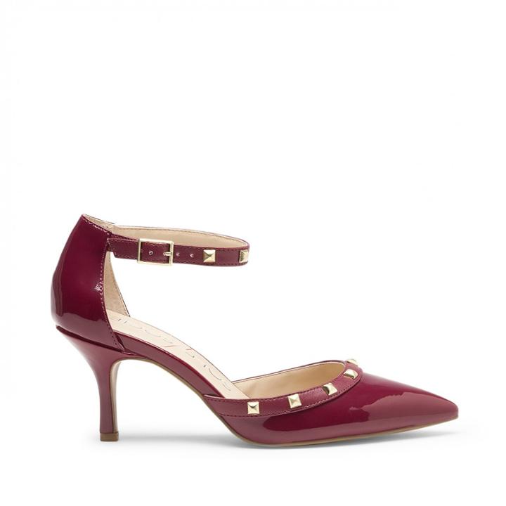 Sole Society Sole Society Anneke Studded Mid-heel Pump - Eggplant-8