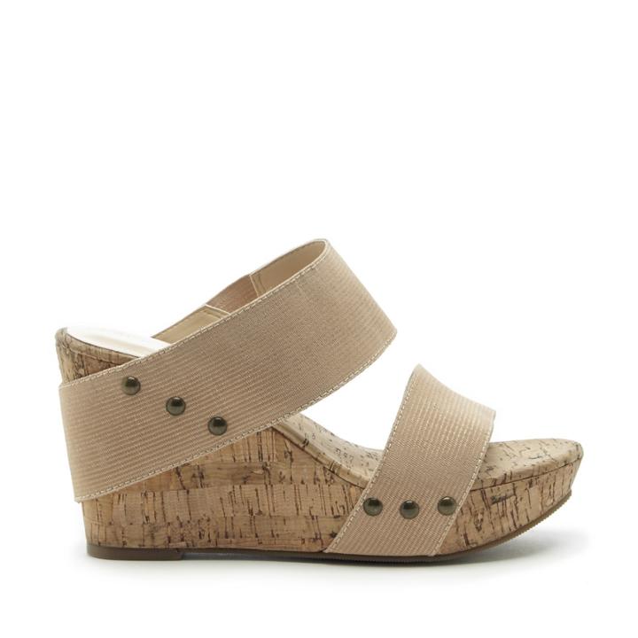 Sole Society Sole Society Emilia Platform Wedge Sandal - Blush Champagne-10
