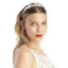 Sole Society Sole Society Beaded Floral Headband - Crystal-one Size