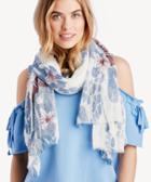 Sole Society Sole Society Bahama Floral Printed Scarf Multi One Size