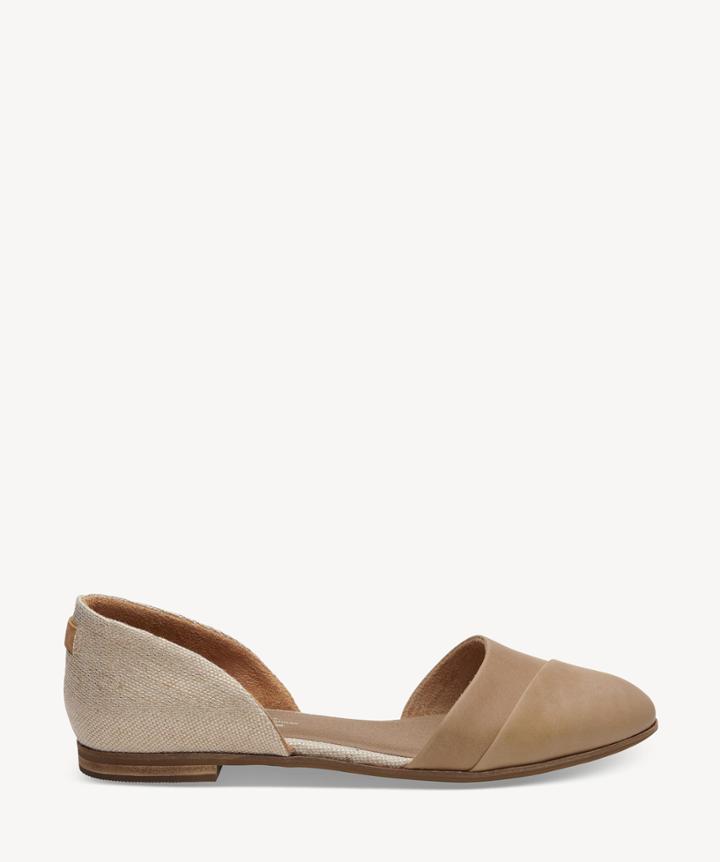 Toms Toms Women's Jutti In Color: Honey Shoes Size 6 Fabric From Sole Society