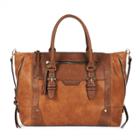 Sole Society Sole Society Susan Large Winged Tote - Brown Combo
