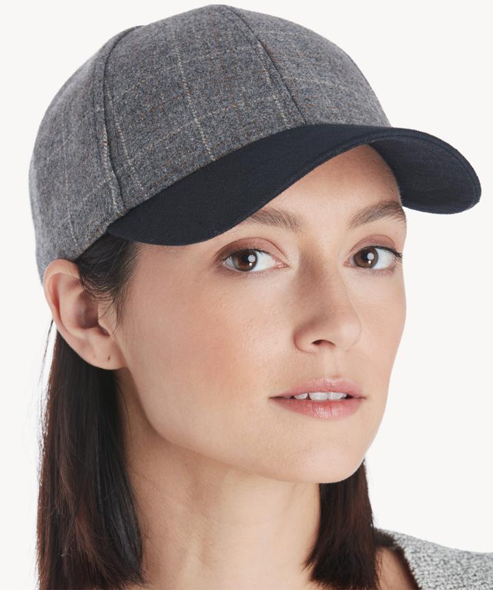 Sole Society Sole Society Plaid Baseball Cap
