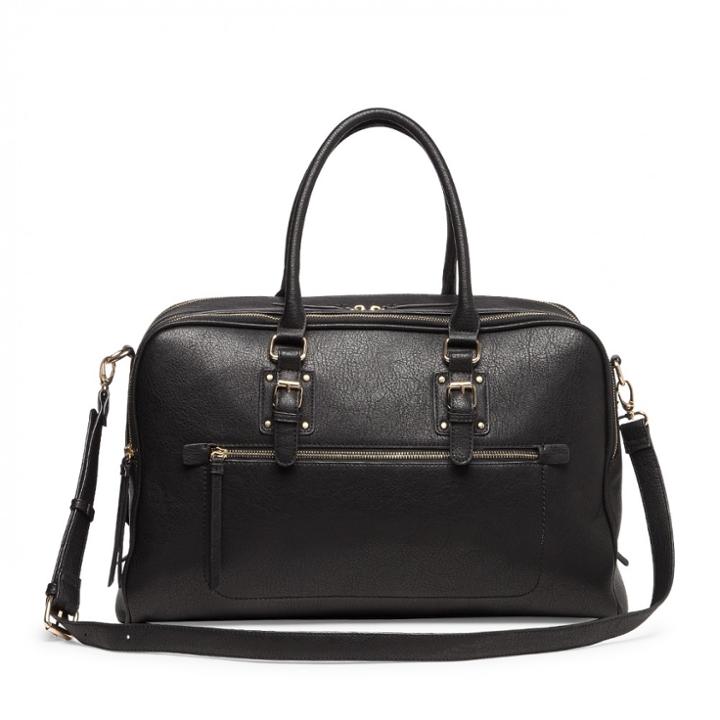 Sole Society Sole Society Bronson Multi-zip Weekender - Black-one Size
