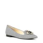 Sole Society Sole Society Libry Bejeweled Flat - Black-6.5