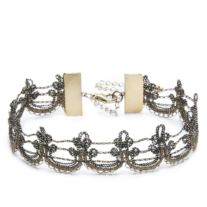 Sole Society Sole Society Enchanted Choker - Bronze