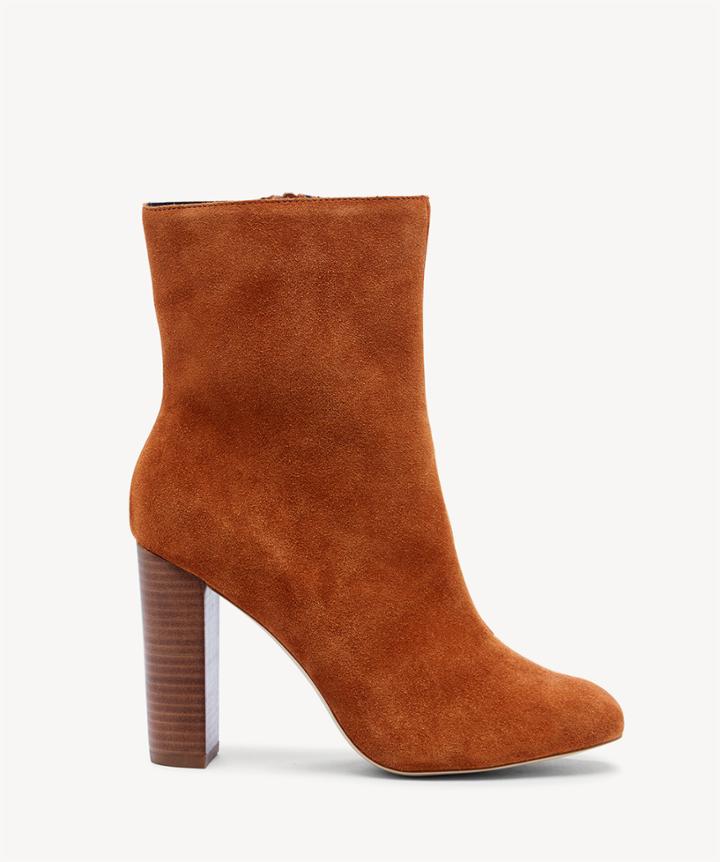 Sole Society Sole Society Veronika Tall Heeled Bootie Chestnut Size 8.5 Suede