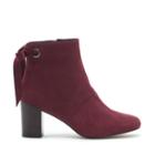 Sole Society Sole Society Roxbury Back Tie Bootie - Rumba Red