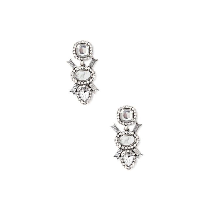 Sole Society Sole Society Antique Shape Earrings - Crystal