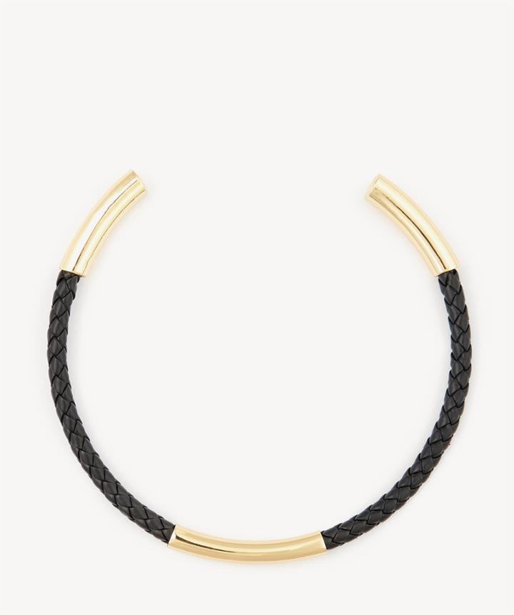 Sole Society Women's Braided Metal Collar Necklace In Color: Gold One Size From Sole Society