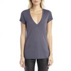 Stylesaint Stylesaint Beechwood Deep V Neck Tee - Slate-small