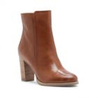 Sole Society Sole Society Micah Stacked Heel Bootie - Cognac-7