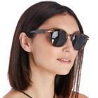 Sole Society Sole Society Cumberland Classic Oversize Sunglasses Black One Size Os Plastic