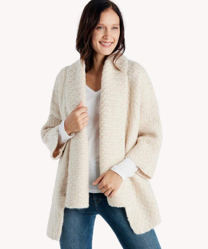 Sole Society Sole Society Shawl Collared Oversized Cardigan