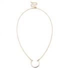 Sole Society Sole Society Open Circle Pendant - Gold-one Size