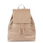 Sole Society Sole Society Carly Vegan Slouchy Backpack - Taupe-one Size