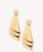 Sole Society Sole Society Cove Statement Earrings Gold One Size Os