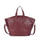 Sole Society Sole Society Larkin Vegan Flapover Tote - Berry-one Size