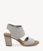 Toms Toms Majorca Cutout Sandals Two Piece Drizzle Grey Leather Size 6 Suede From Sole Society