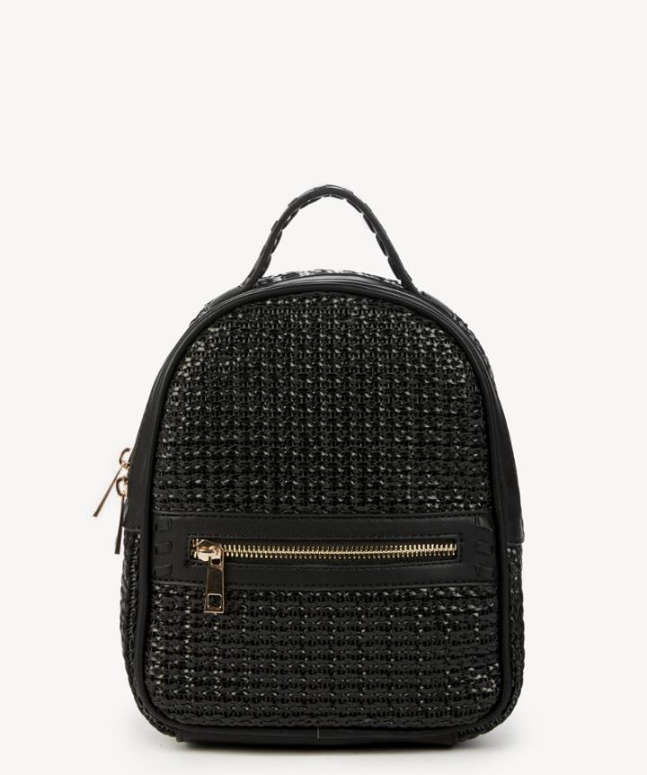 Sole Society Sole Society Nikole Backpack Black Vegan Leather Size Os