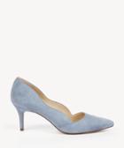 Sole Society Sole Society Edith Scalloped Pumps Blue Size 5 Suede