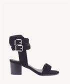 Sol Sana Sol Sana Porter Heels Ii Double Ankle Strap Sandals Black Size 6 Suede From Sole Society