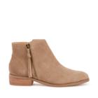 Sole Society Sole Society Abbott Side Zip Flat Bootie - Taupe-5