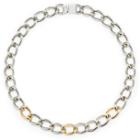 Sole Society Sole Society Two Tone Link Necklace - Silver Combo