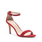 Sole Society Sole Society Dace Ankle Strap Heeled Sandal - Red-6