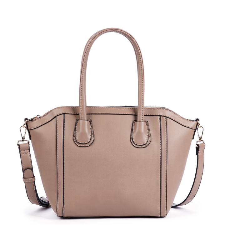 Sole Society Sole Society Amada Vegan Crossbody Satchel - Taupe-one Size