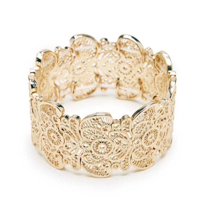Sole Society Sole Society Ornate Cuff - Gold-one Size