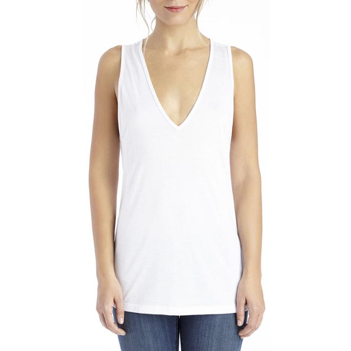 Stylesaint Stylesaint Beechwood V Neck Tank - White