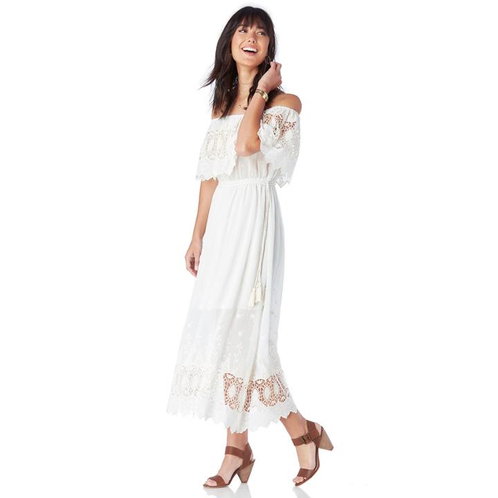Astr Astr Tatiana Dress - Ivory-xs