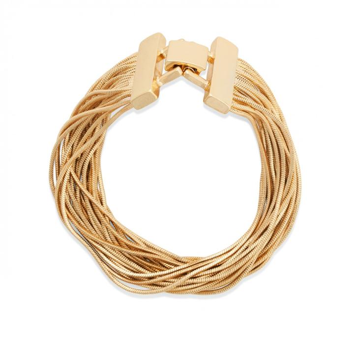 Sole Society Sole Society Dainty Layered Bracelet - Gold-one Size