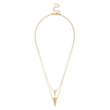 Sole Society Sole Society Layered Dagger Pendant - Gold-one Size