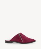 1. State 1. State Women's Felid Mules Flats Rosso Size 10 Suede From Sole Society