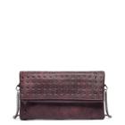 Sole Society Sole Society Gamble Clutch W/ Grommet Detail - Wine