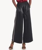 Moon River Moon River Women's Contrast Trim Elastic Pants In Color: Black Size Xs From Sole Society